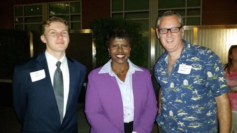 Andrew Sokolowski ('14) met PBS NewsHour Anchor Gwen Ifill during his trip with Mr. Flanagan to Washington D.C. to take part in the PBS NewHour Student Reporting Labs Bootcamp 2014. 