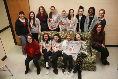 Flash Staff 2014 - Sitting: Rachel Moore, Anna-Marie Stemmler, Savanna Di Stefano, Courtney Winnie, Josephine Morneski, Emily Drumm. Standing: Ashley Derry, Jessa Stallsmith, Erica Kloski, Julia Kovacova, Amy Weed, Laurel Kraus, Lauren Carbonara, Starria Coppins, Karoline Asdal