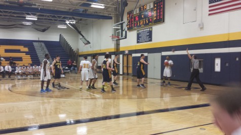 Matt Harper (10) looks to inbound the ball to one of his Rambler teammates.