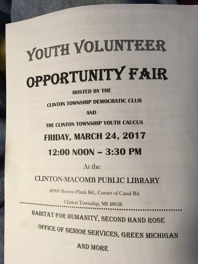 Youth Volunteer Opportunity Fair