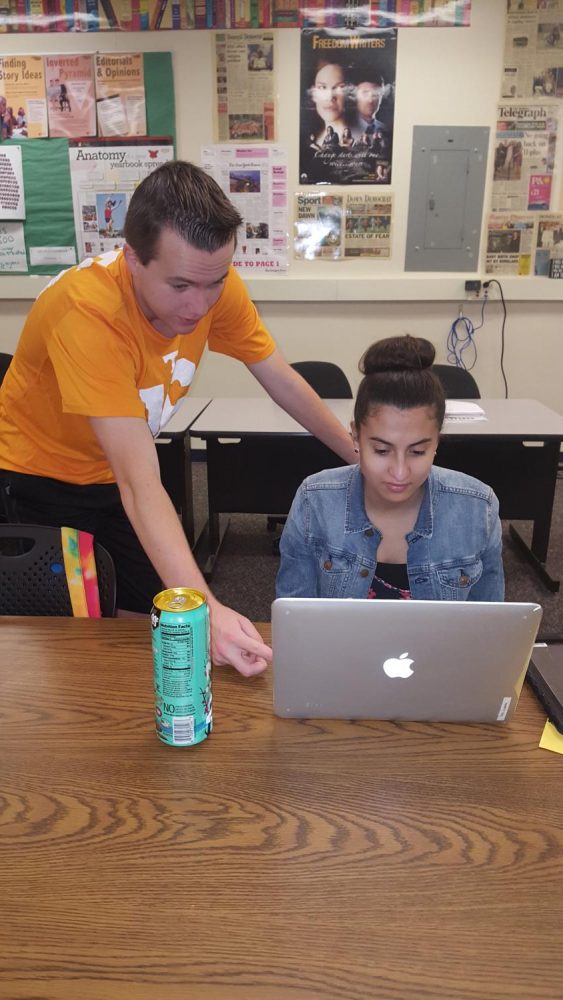 Student journalists are hard at work while exercising their First Amendment rights.