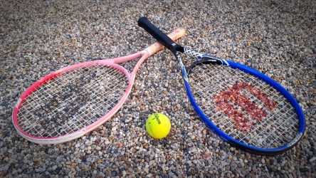 The tennis team's schedule has been affected by Michigan's changing weather.
Photo credit: Madison Mitchell