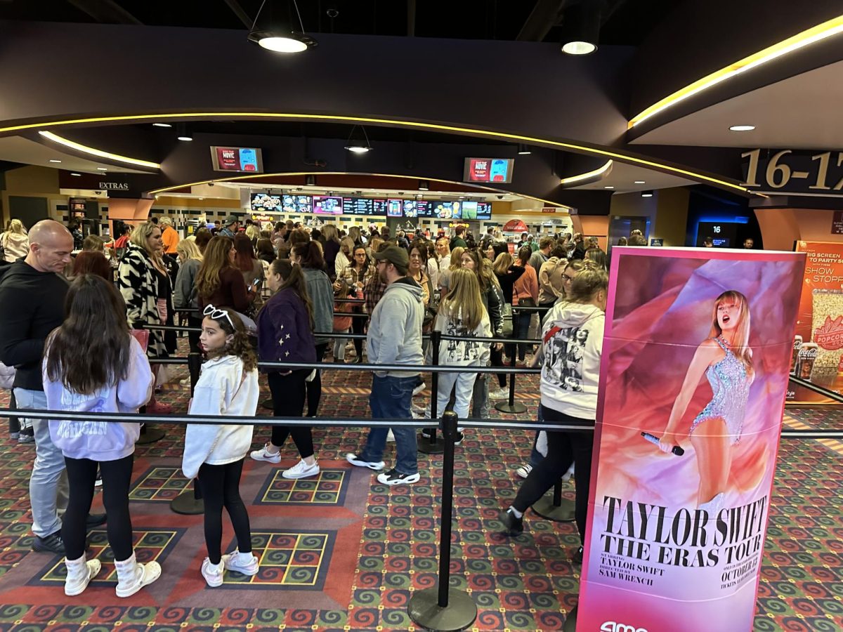 The lobby of the Sterling Heights AMC on Firday 13th