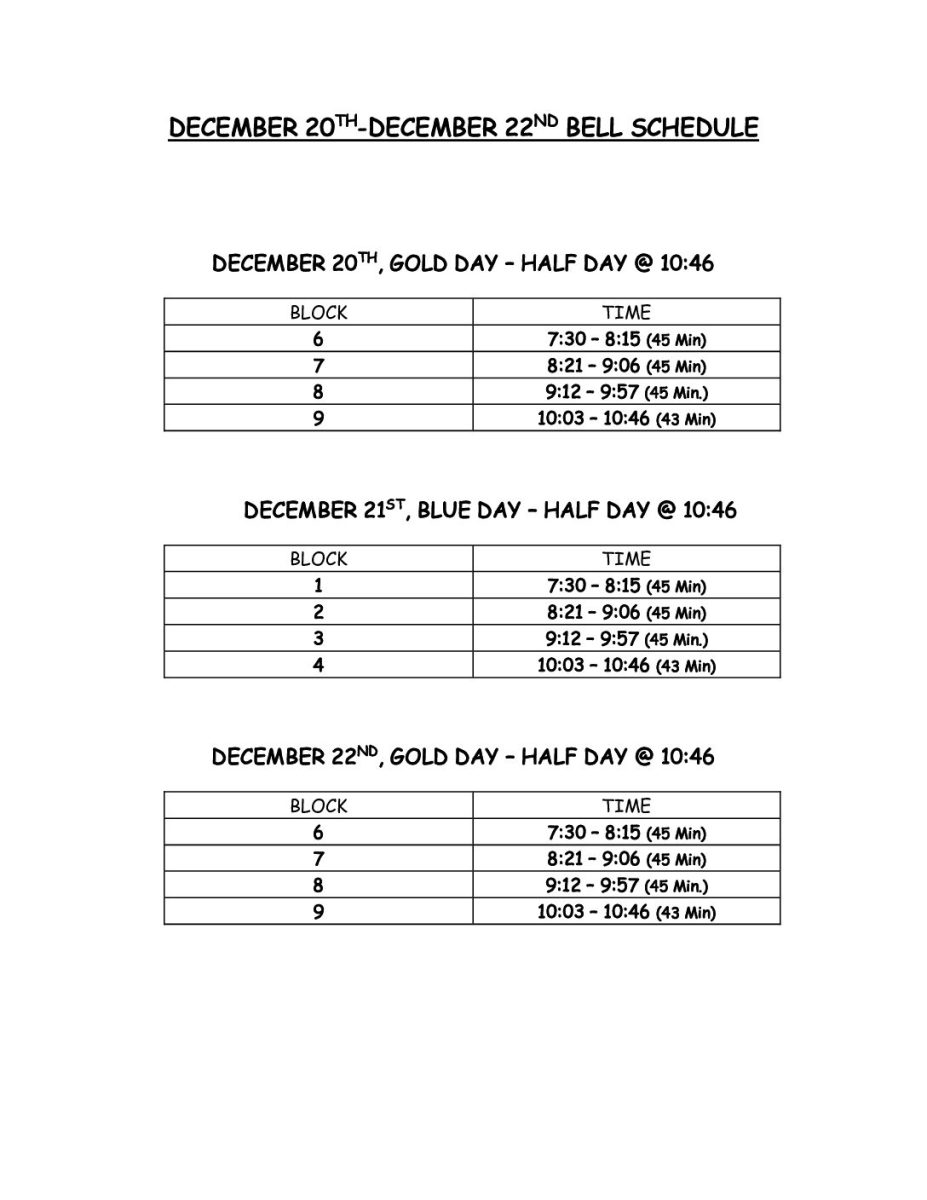 Finals Schedule Has Changed, Here’s What You Need to Know